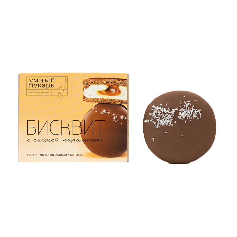 Бисквит с солёной карамелью Bob